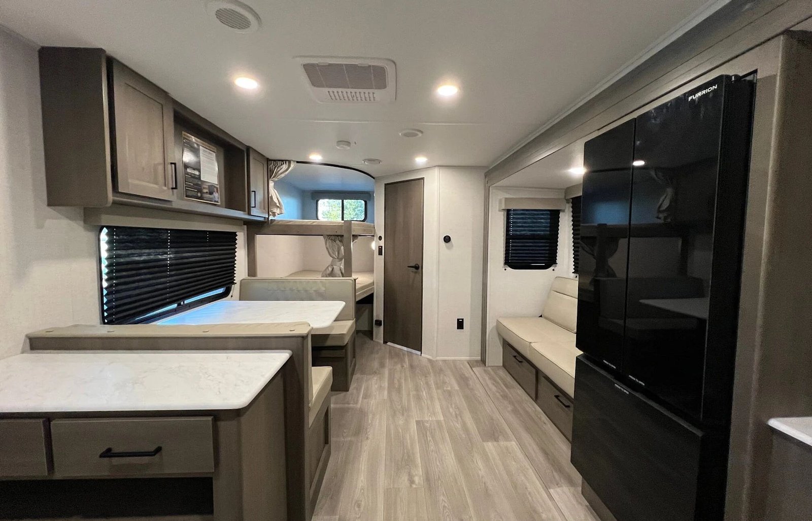 2026 grand design transcend xplor 26bhx interior side kitchen view